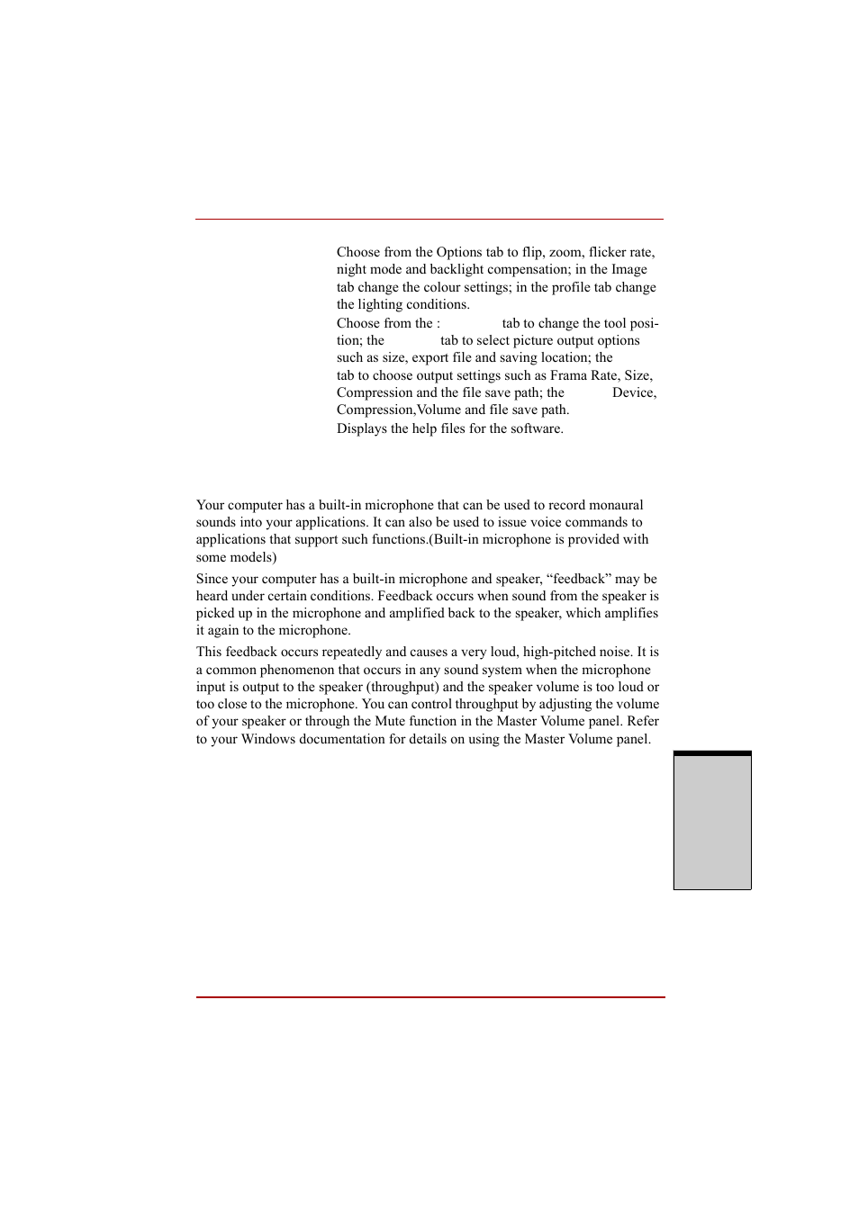 Using the microphone, Using the microphone -49 | Toshiba A210 User Manual | Page 149 / 276