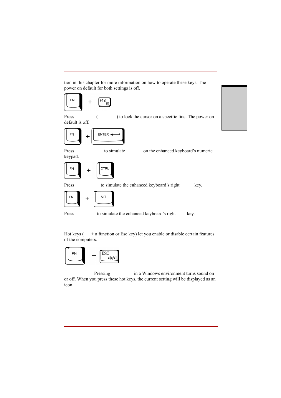 Hot keys, Hot keys -3 | Toshiba A210 User Manual | Page 163 / 276