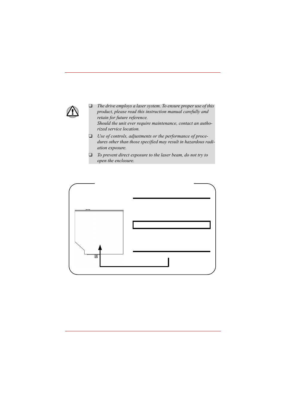 Hd dvd-rom and hd dvd-r drive safety instructions, Toshiba ts-l802a, Location of the required label | Toshiba A210 User Manual | Page 18 / 276