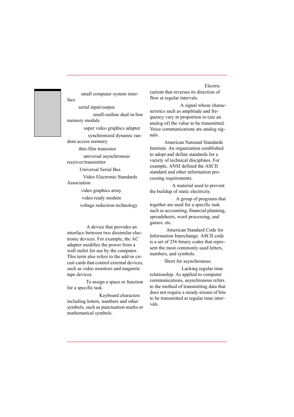 Toshiba A210 User Manual | Page 260 / 276