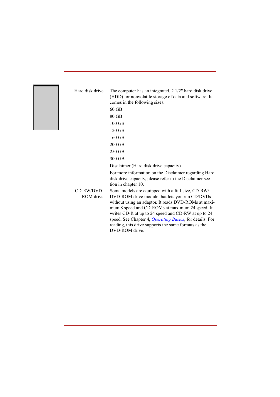 Disks, Disks -4 | Toshiba A210 User Manual | Page 42 / 276