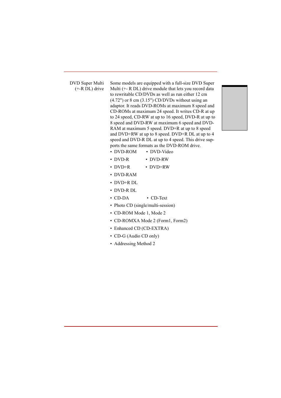 Toshiba A210 User Manual | Page 43 / 276