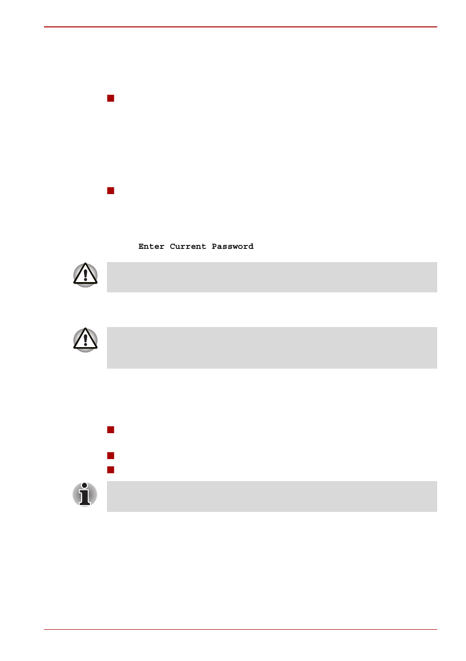 Starting the computer by password, Power-up modes | Toshiba A300 User Manual | Page 127 / 204