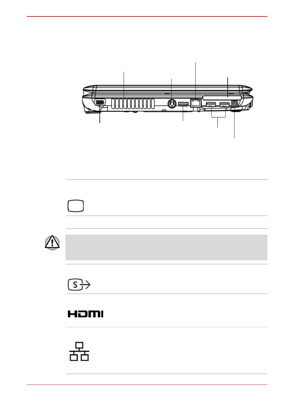 Left side, Left side -3 | Toshiba A300 User Manual | Page 41 / 204