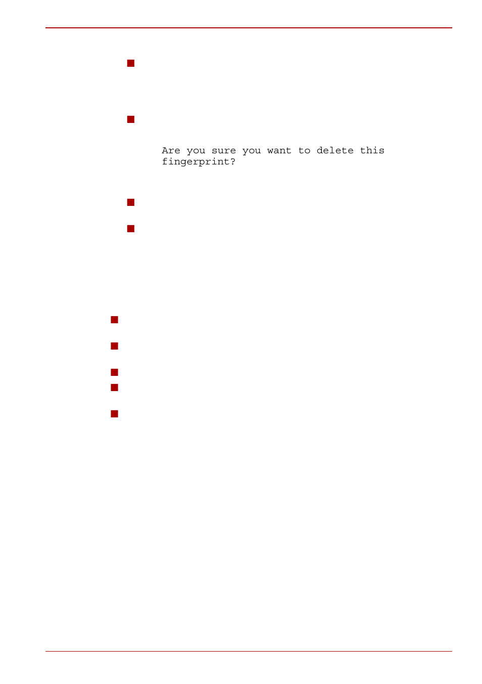 Fingerprint sensor limitations | Toshiba A300 User Manual | Page 75 / 204