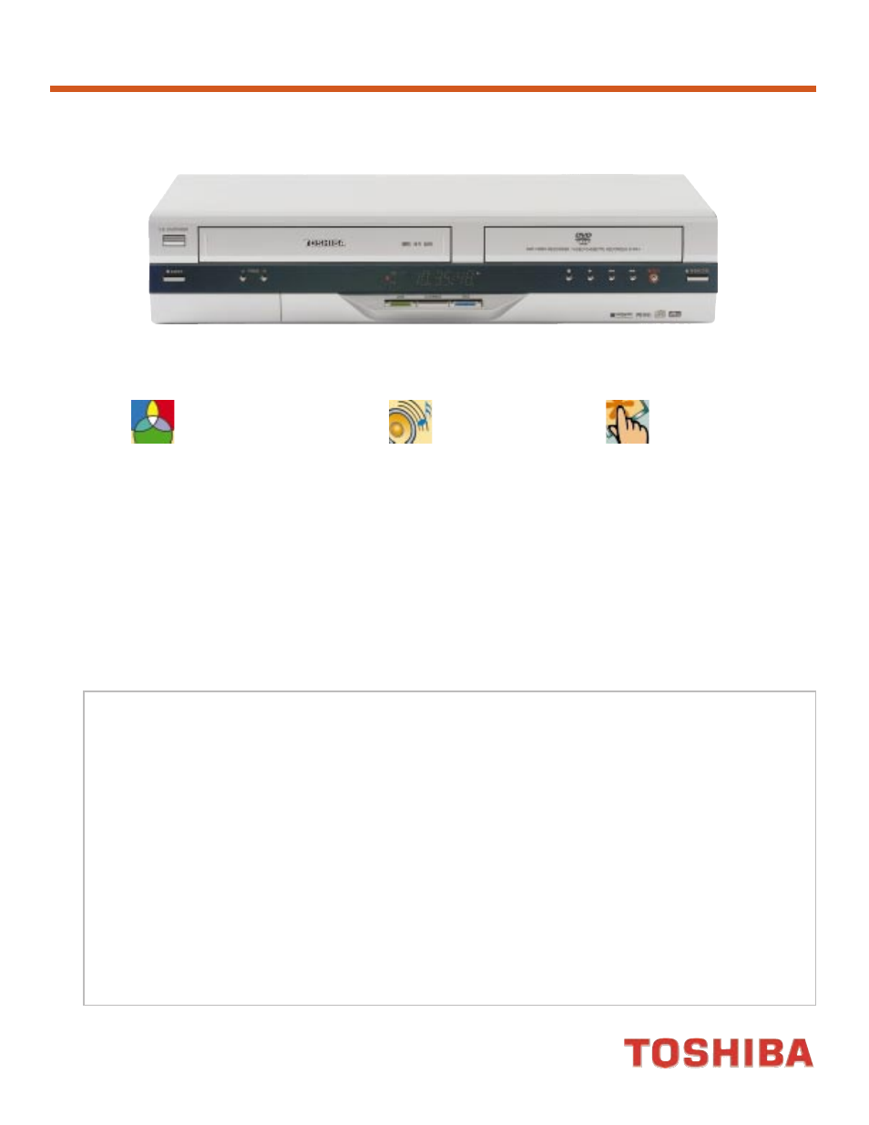 Toshiba D-VR4 User Manual | 2 pages
