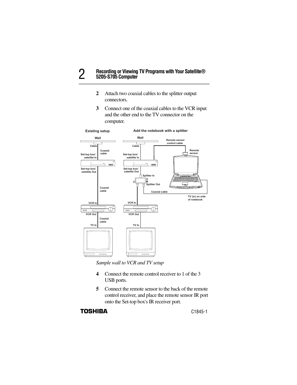 Toshiba | Toshiba 5205-S705 User Manual | Page 2 / 2
