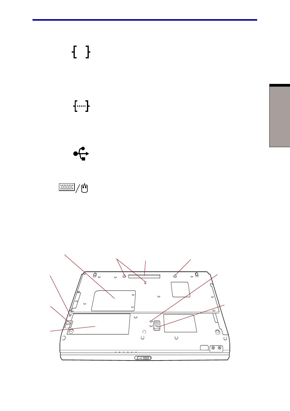 Underside, Underside -5 | Toshiba 6100 User Manual | Page 67 / 266