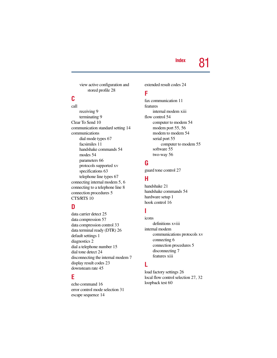 Toshiba V.90 User Manual | Page 100 / 102