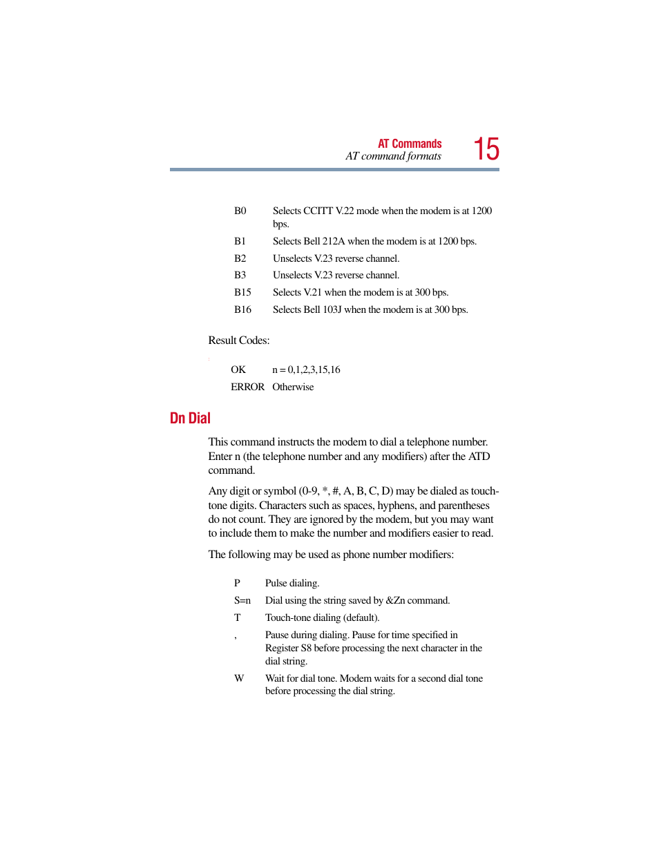 Dn dial | Toshiba V.90 User Manual | Page 34 / 102