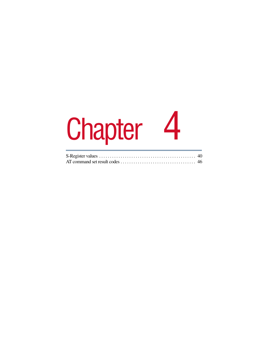 Chapter 4, s-re, Chapter | Toshiba V.90 User Manual | Page 57 / 102