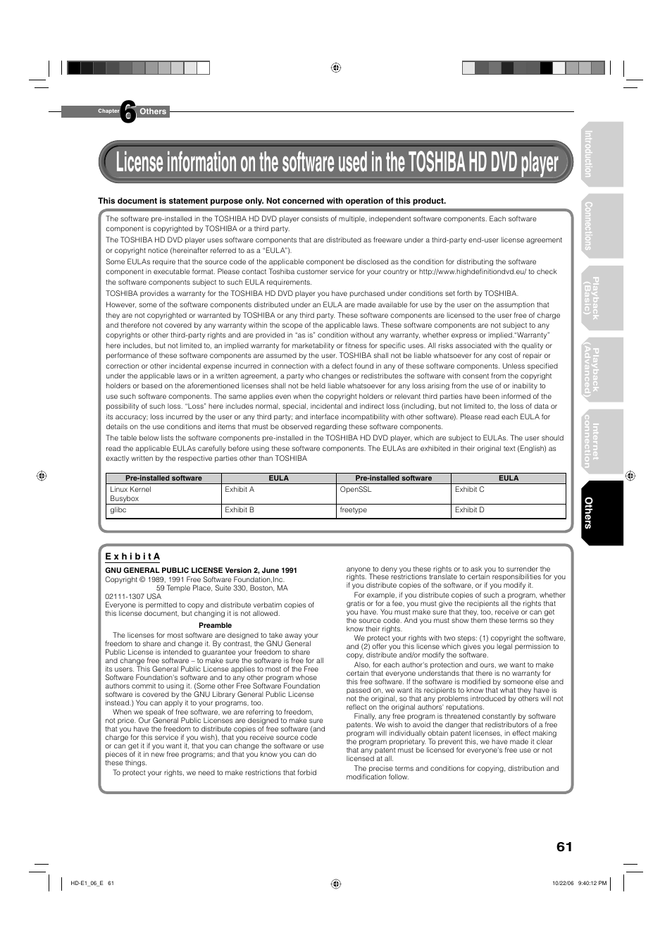 Toshiba HD-E1KE User Manual | Page 61 / 72