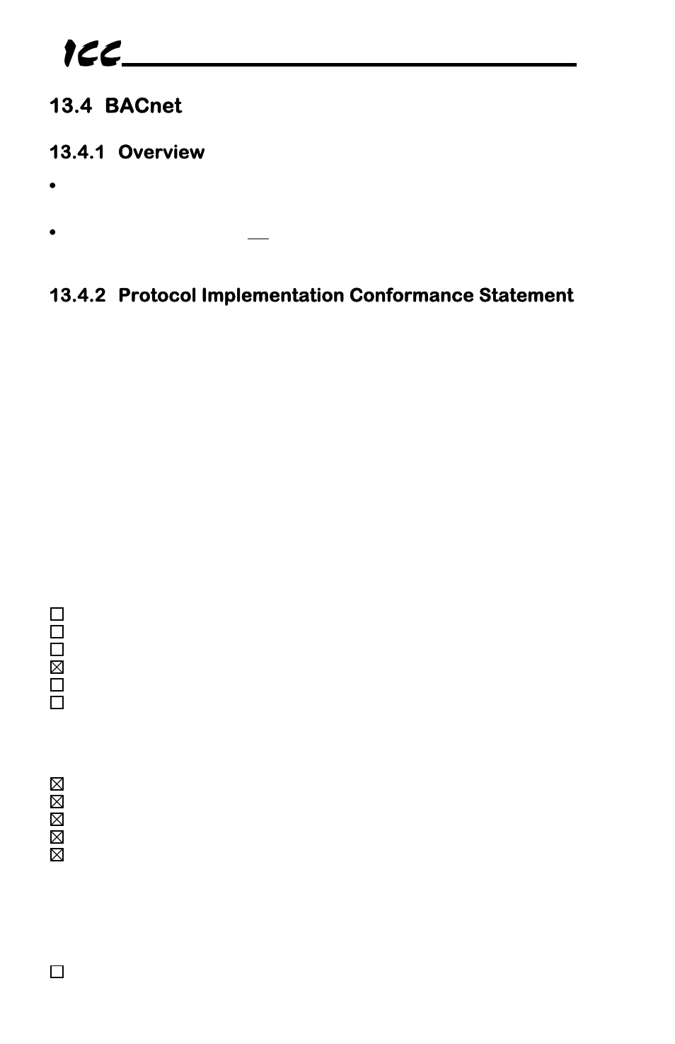 4 bacnet | Toshiba Multiprotocol Ethernet Interface for Toshiba G9/VFAS1 Adjustable Speed Drives ASD-G9ETH User Manual | Page 105 / 116