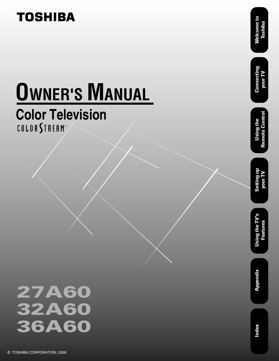 Toshiba 27A60 User Manual | 44 pages