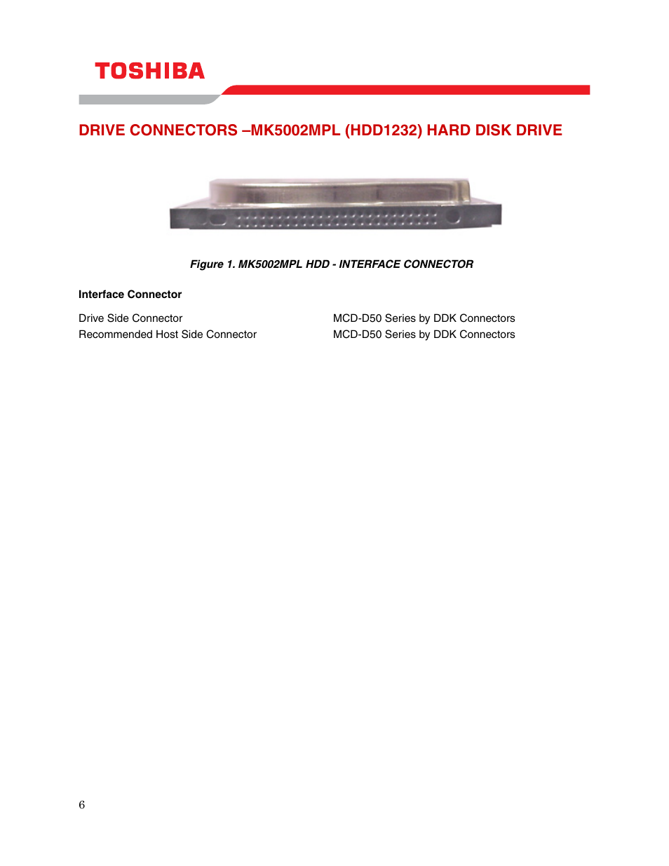 Toshiba MK5002MPL User Manual | Page 8 / 9