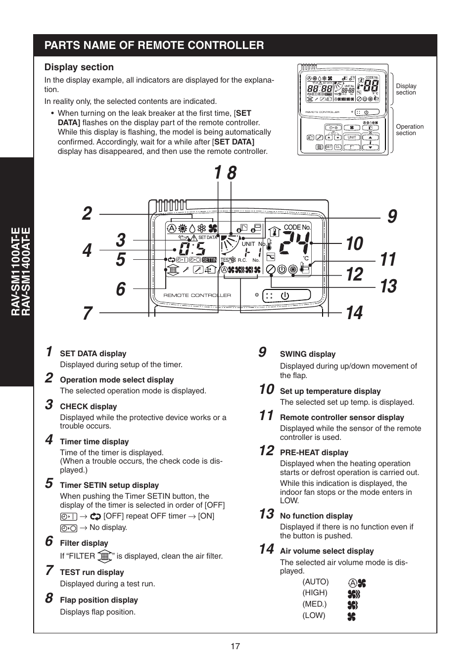 Toshiba RAV-SM1100UT-E User Manual | Page 20 / 80