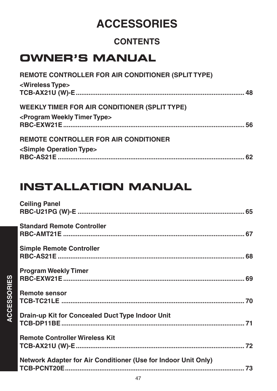 Toshiba RAV-SM1100UT-E User Manual | Page 50 / 80