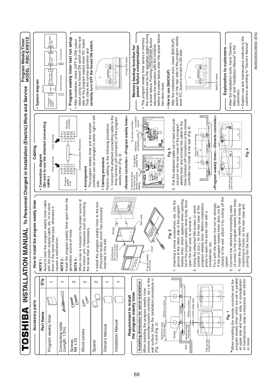 Inst alla tion manu al | Toshiba RAV-SM1100UT-E User Manual | Page 72 / 80