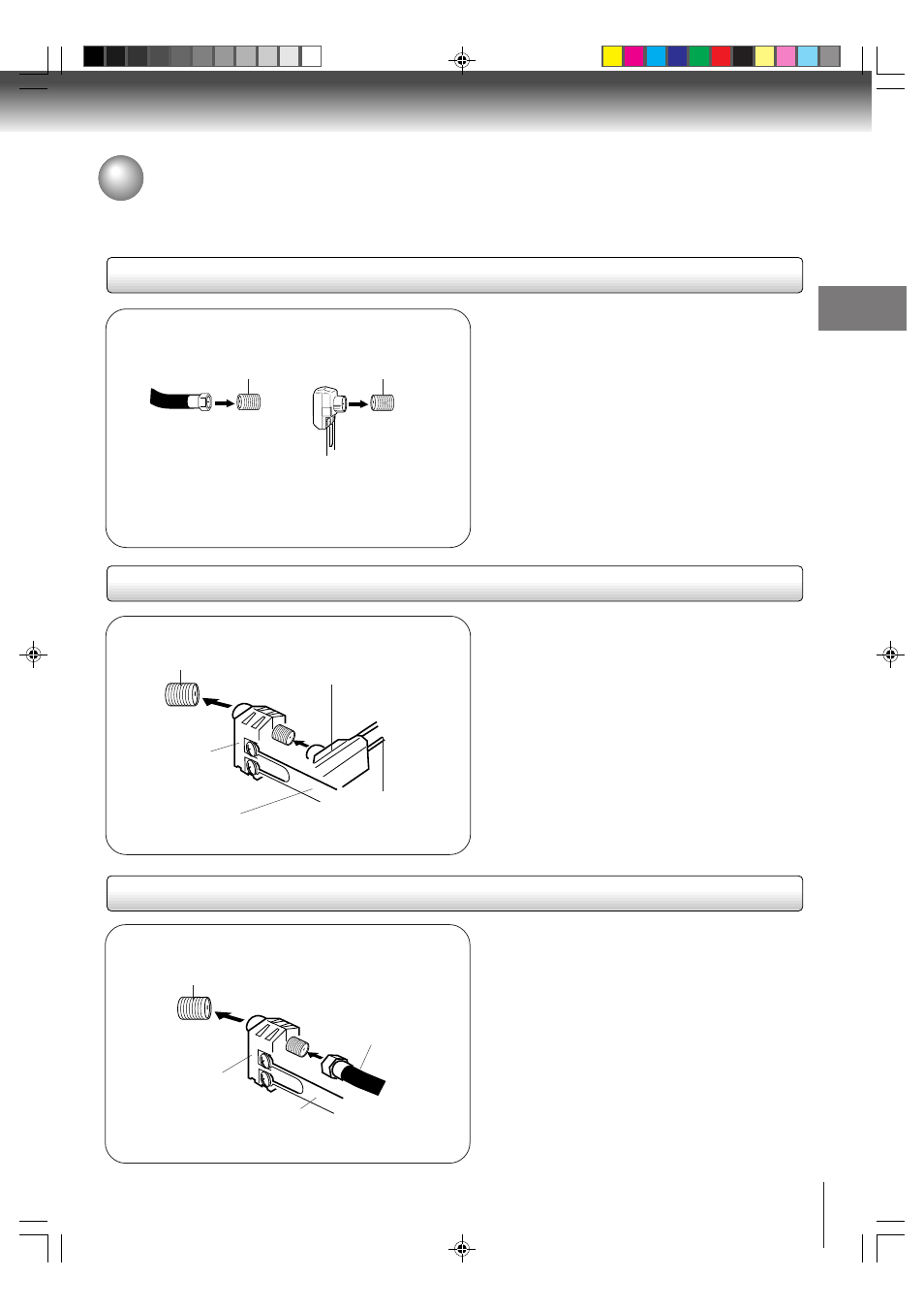 Antenna connections | Toshiba MD20P3 User Manual | Page 13 / 48