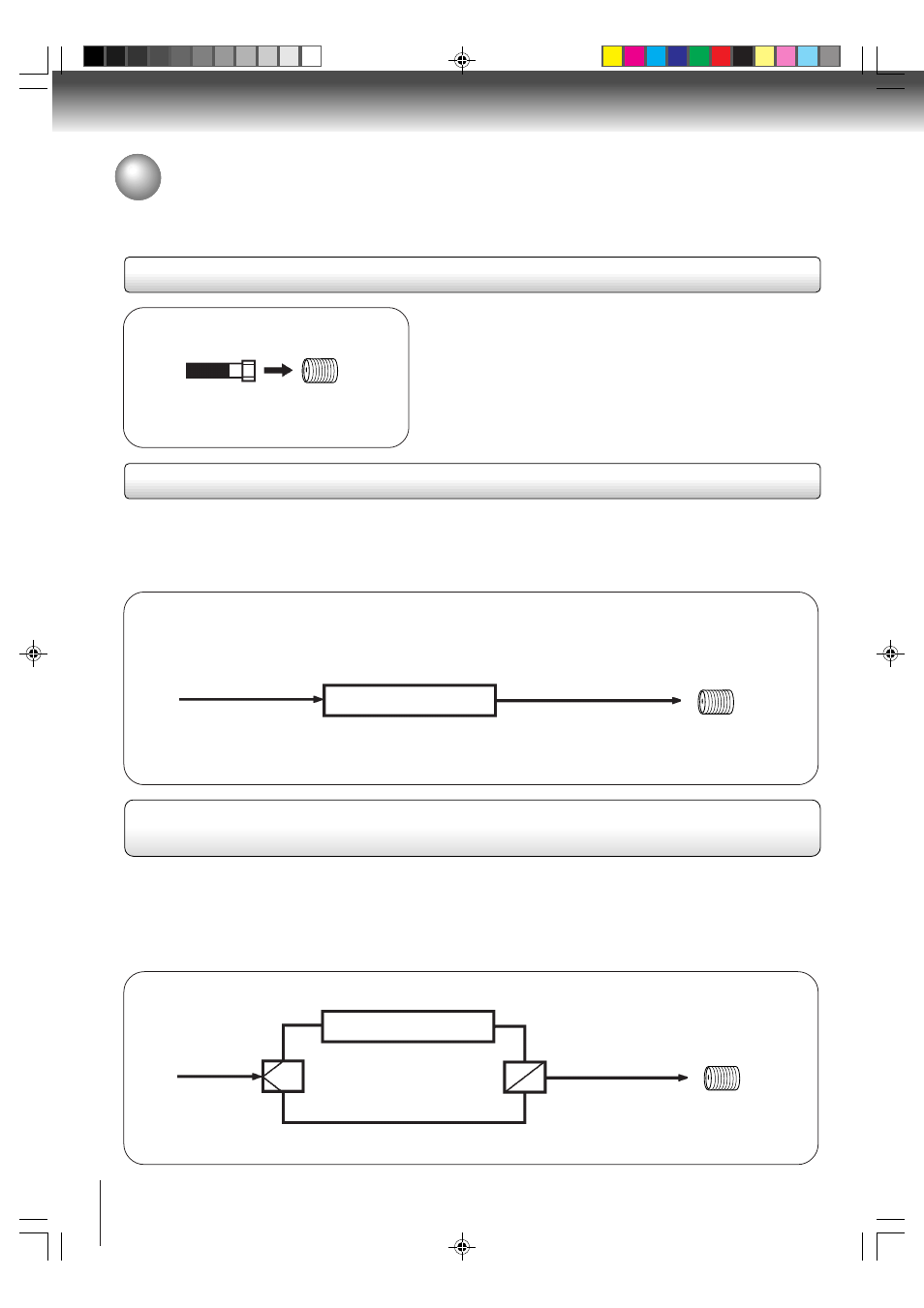 Cable tv connections | Toshiba MD20P3 User Manual | Page 14 / 48