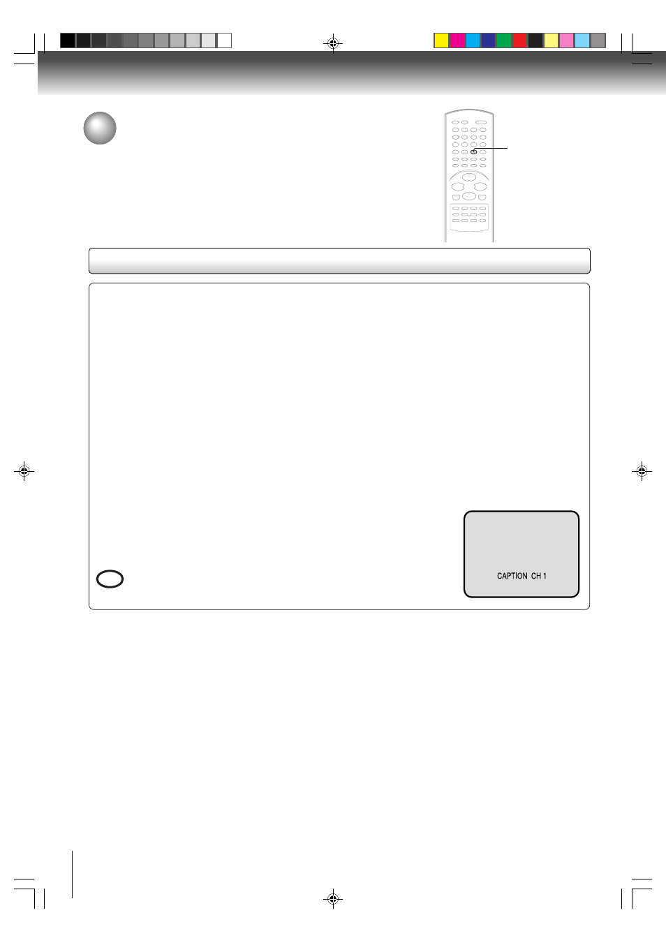 Closed captions | Toshiba MD20P3 User Manual | Page 22 / 48