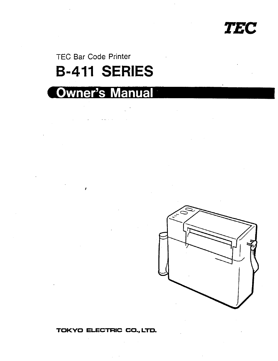 Toshiba TEC B-411 SERIES User Manual | 20 pages