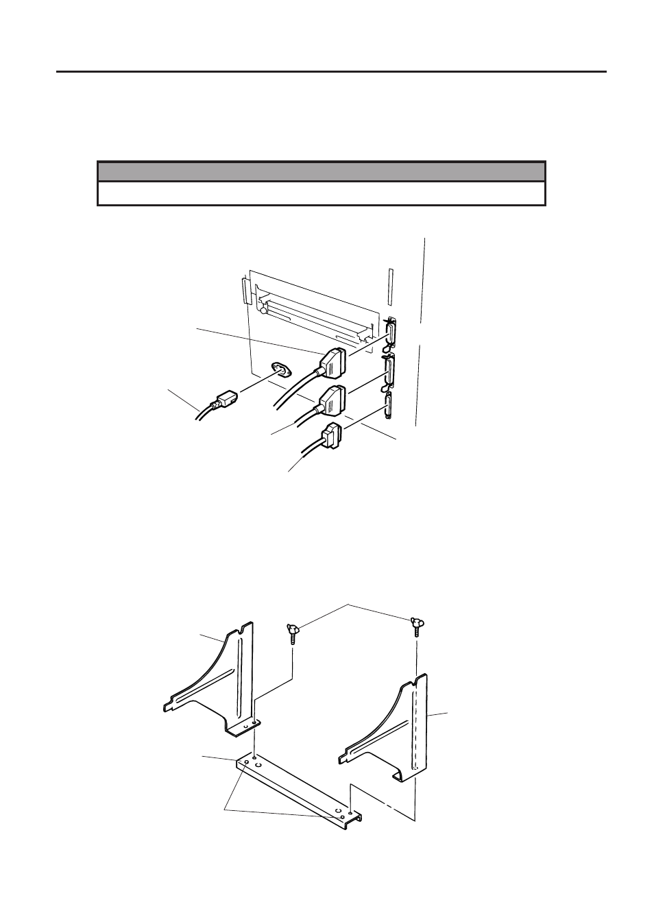 Installation procedure, 1 connecting the power cord and cables, 2 holder stand installation | Toshiba TEC B-670 SERIES User Manual | Page 13 / 34