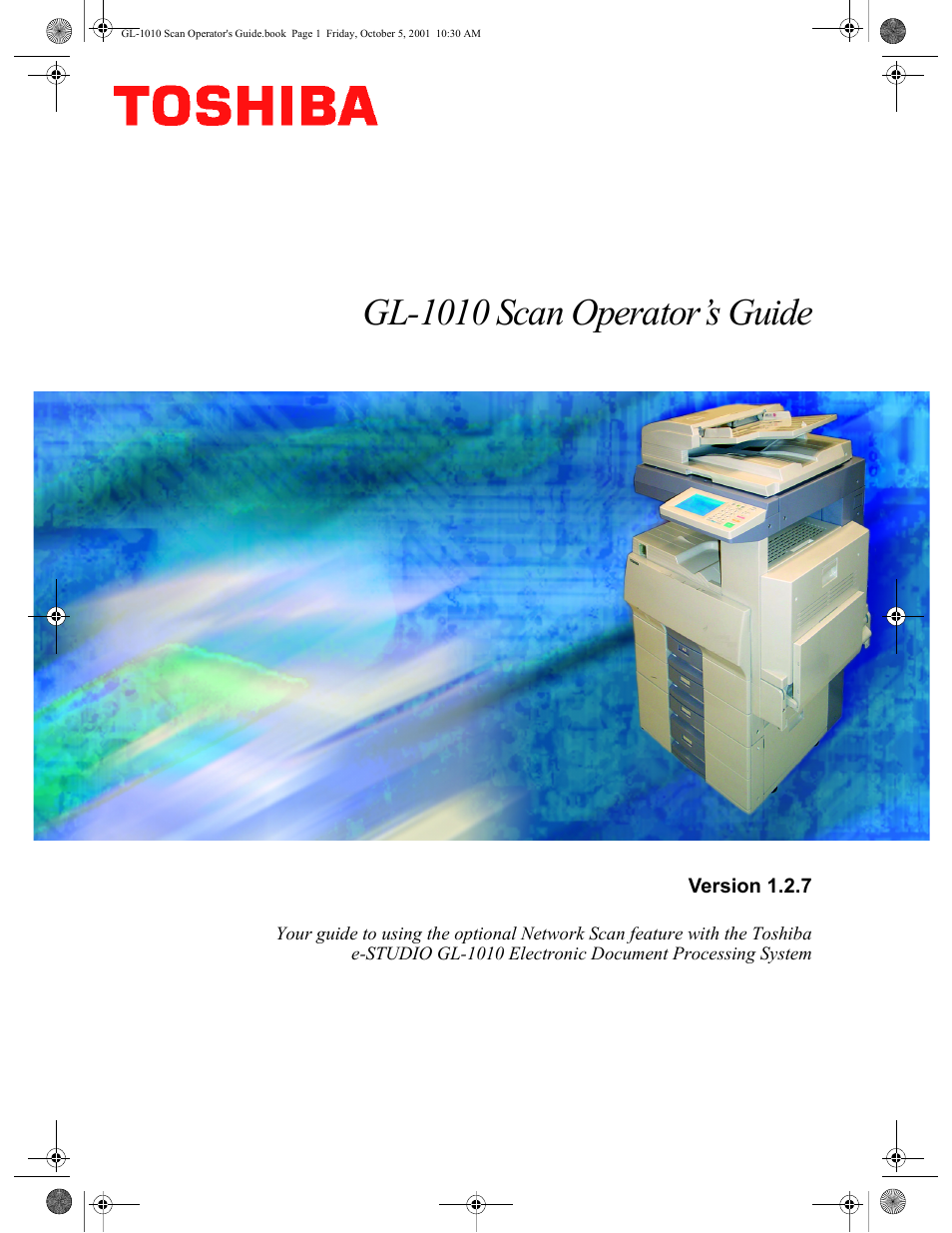 Toshiba GL-1010 User Manual | 126 pages
