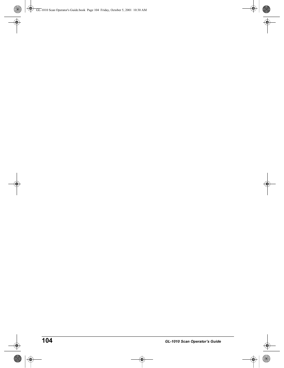 Toshiba GL-1010 User Manual | Page 104 / 126