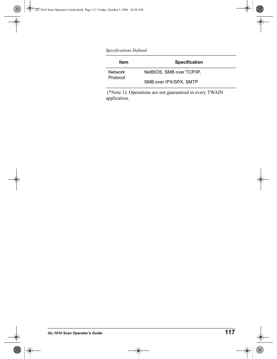 Toshiba GL-1010 User Manual | Page 117 / 126