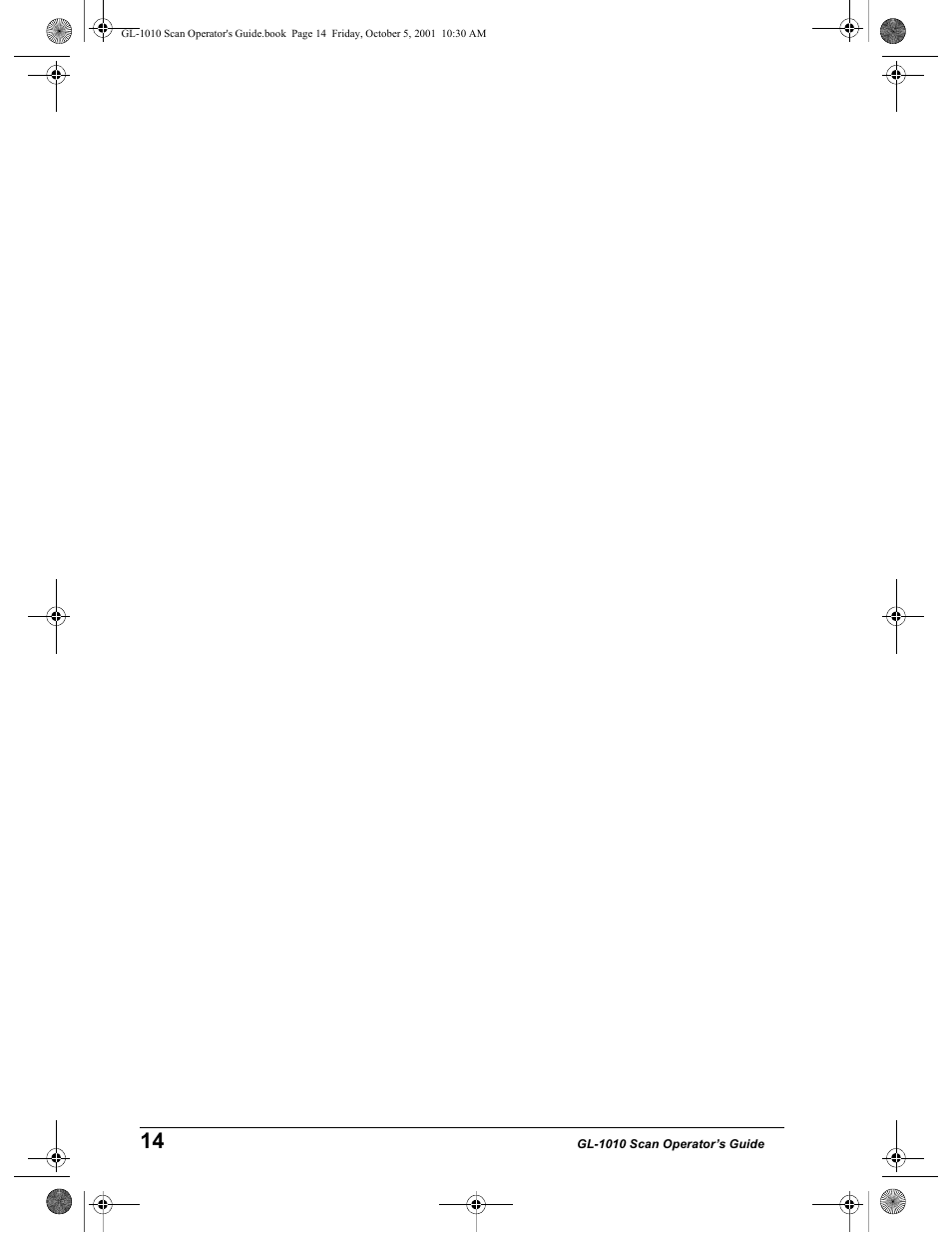 Toshiba GL-1010 User Manual | Page 14 / 126