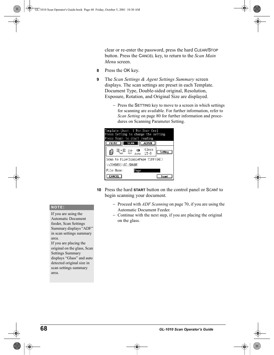 Toshiba GL-1010 User Manual | Page 68 / 126