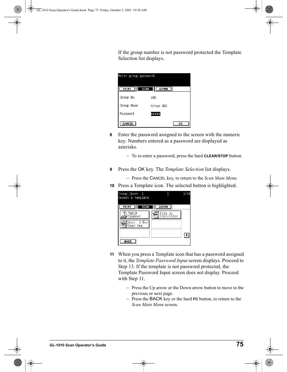 Toshiba GL-1010 User Manual | Page 75 / 126