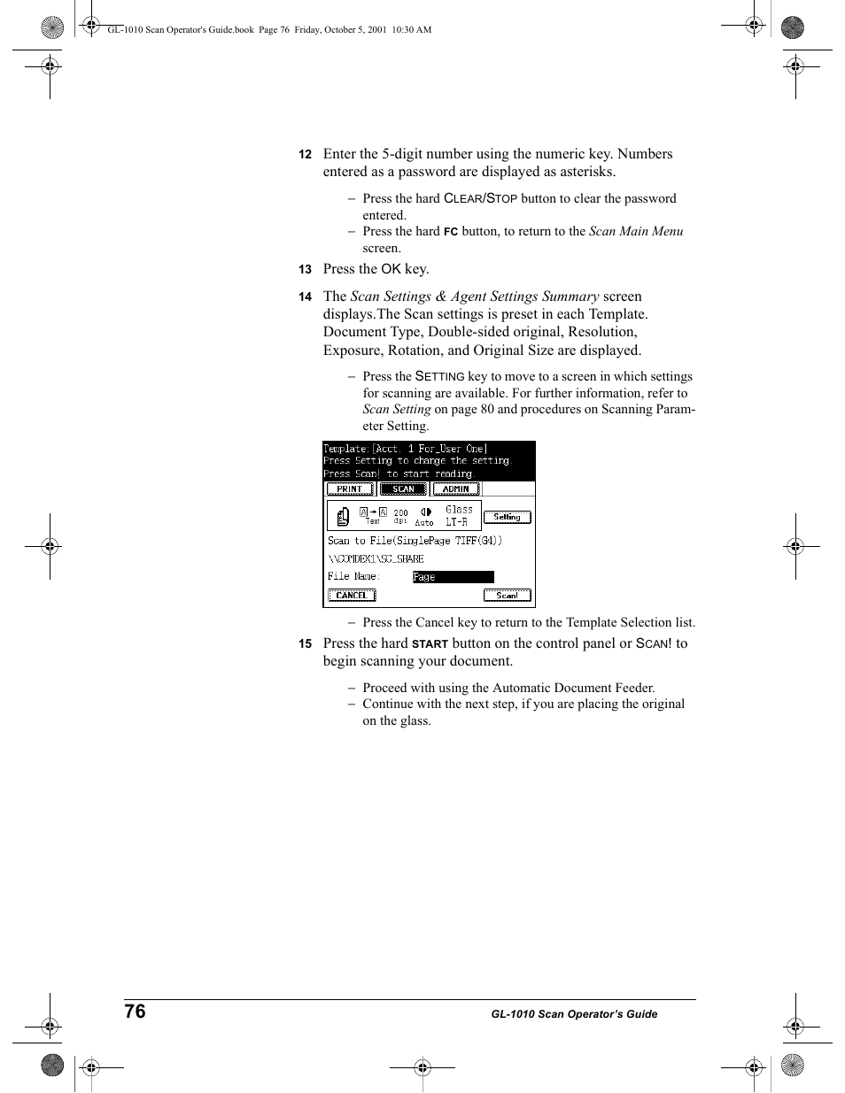 Toshiba GL-1010 User Manual | Page 76 / 126