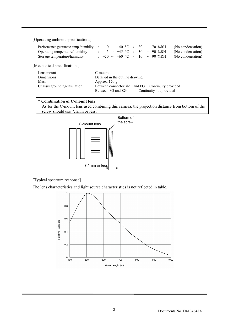 Toshiba TELI CS3950DIF User Manual | Page 12 / 24