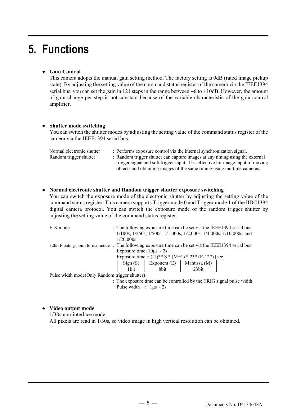 Functions | Toshiba TELI CS3950DIF User Manual | Page 15 / 24