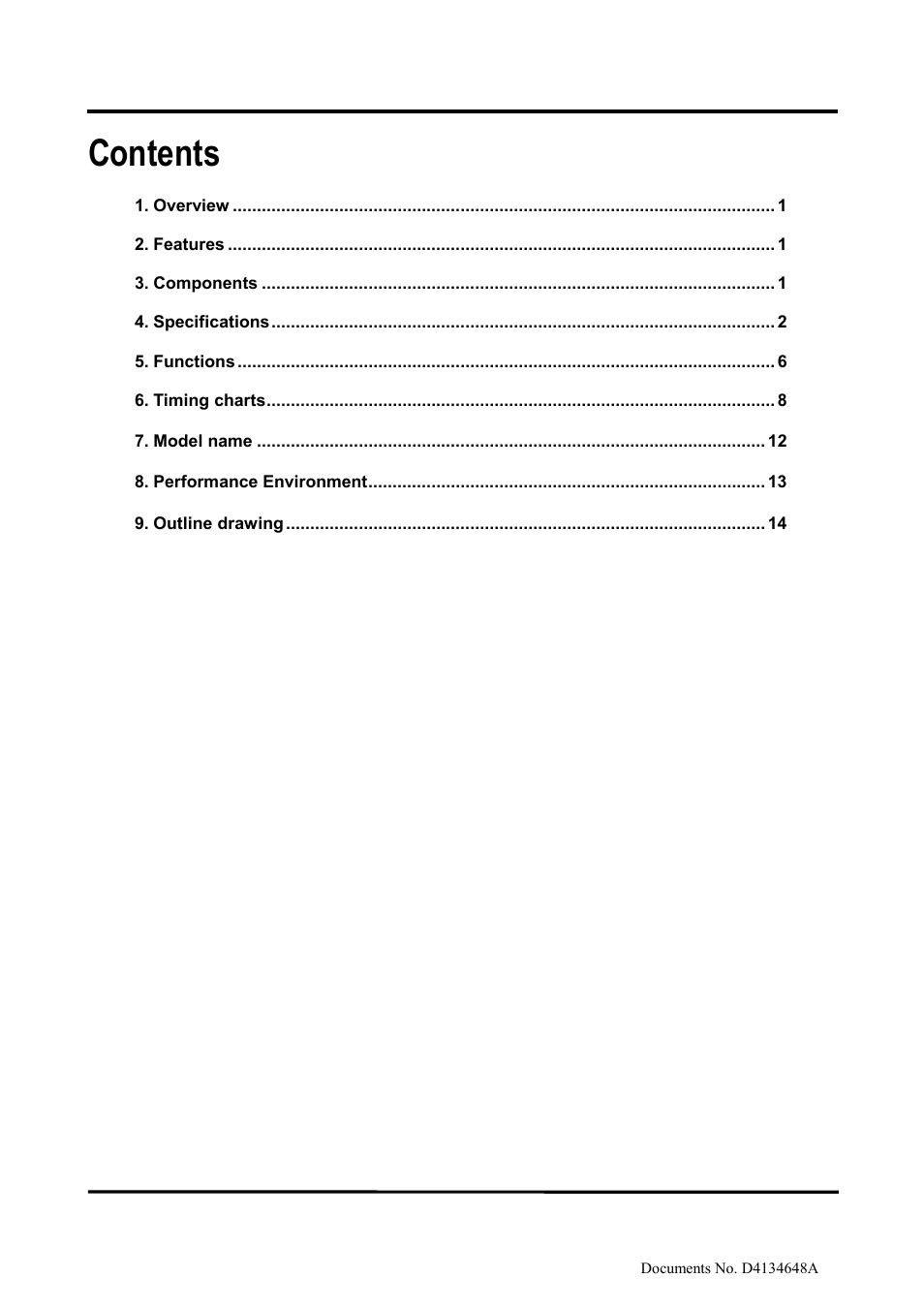 Toshiba TELI CS3950DIF User Manual | Page 2 / 24