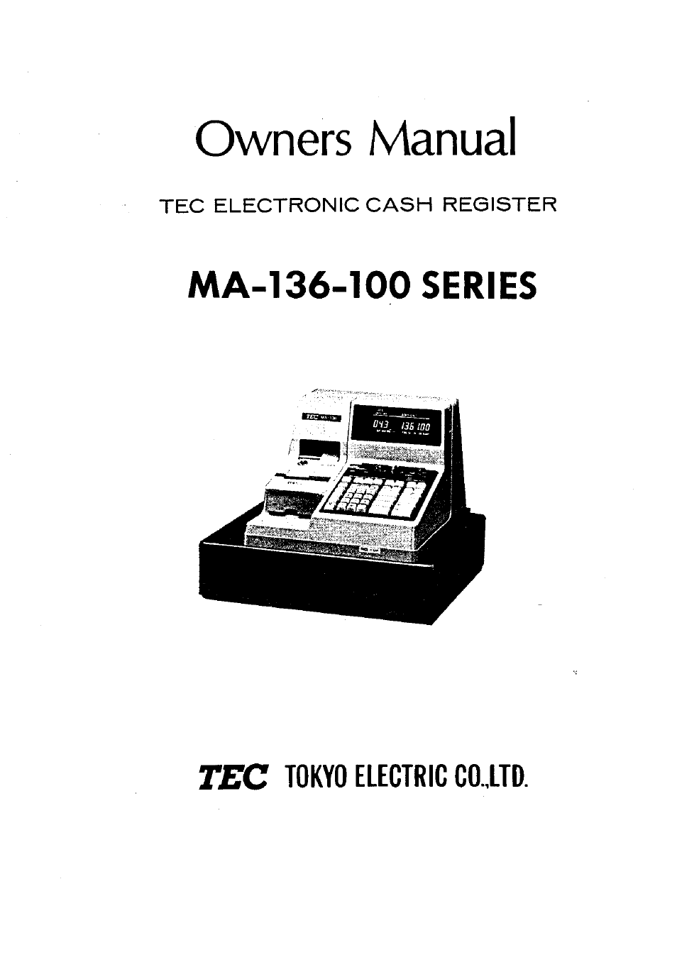 Toshiba MA-136-100 SERIES User Manual | 76 pages