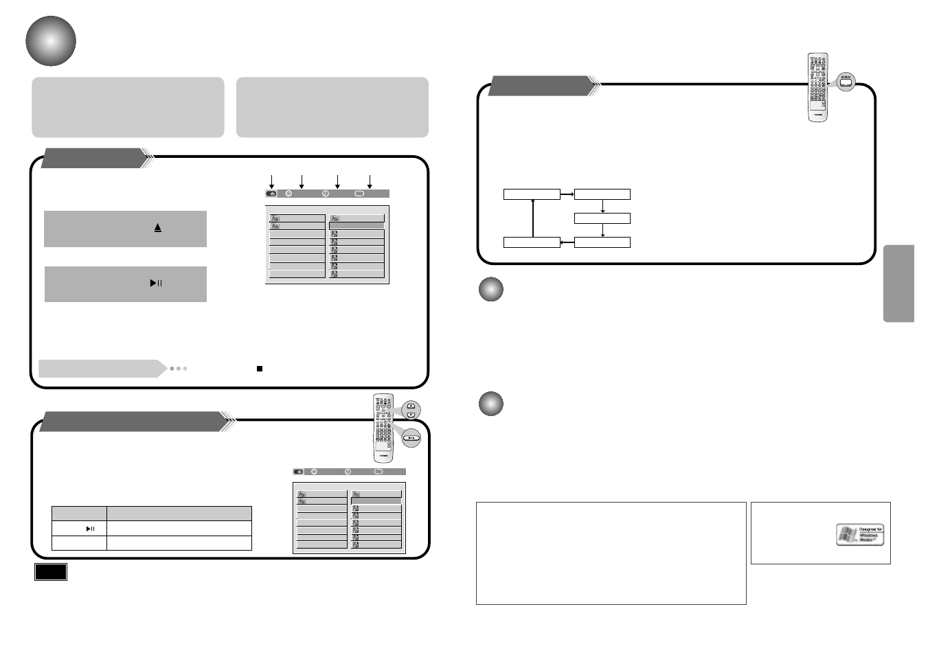 Mp3/wma cd playback, Starting playback, Using the on-screen display | Repeating playback, Playable files, Cd-r/rw playback compatibility | Toshiba SD-43HK User Manual | Page 10 / 25