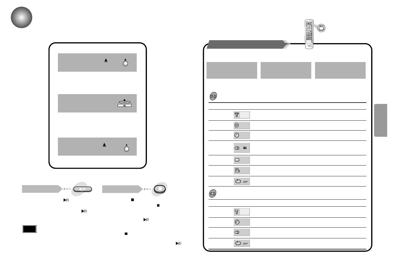 Dvd playback | Toshiba SD-43HK User Manual | Page 9 / 25