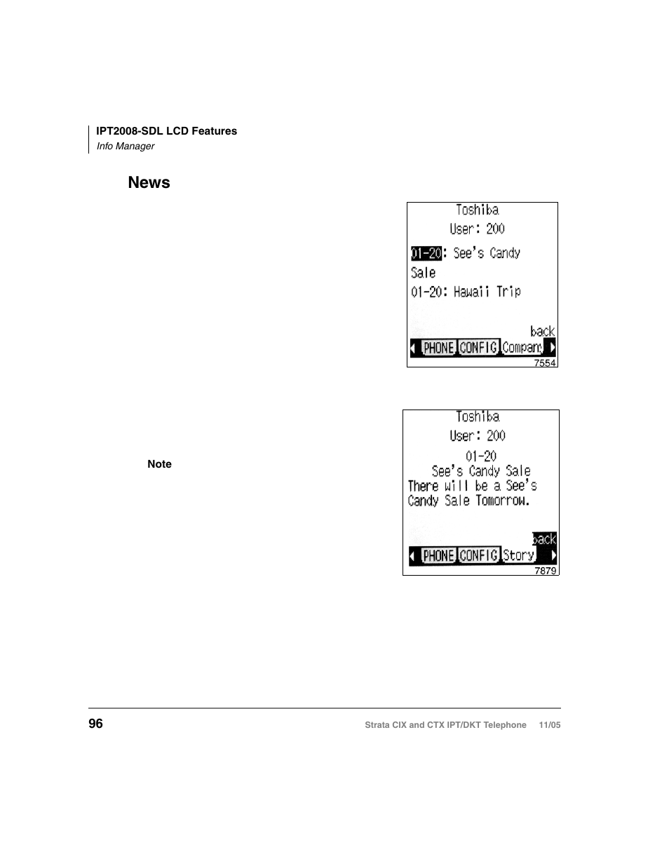 News | Toshiba Strata DKT User Manual | Page 110 / 153