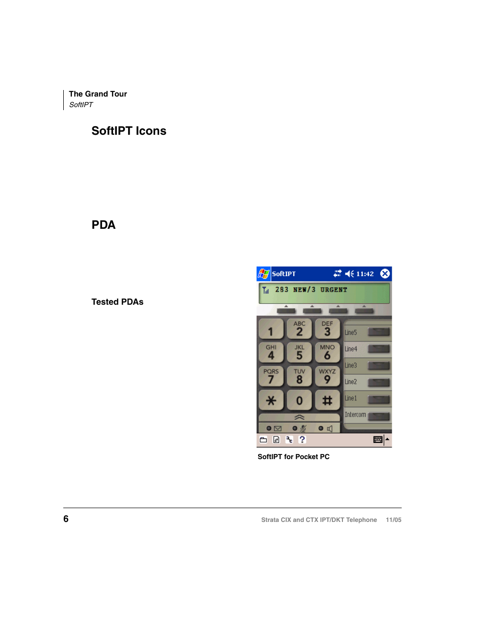 Softipt icons, Softipt icons pda | Toshiba Strata DKT User Manual | Page 20 / 153