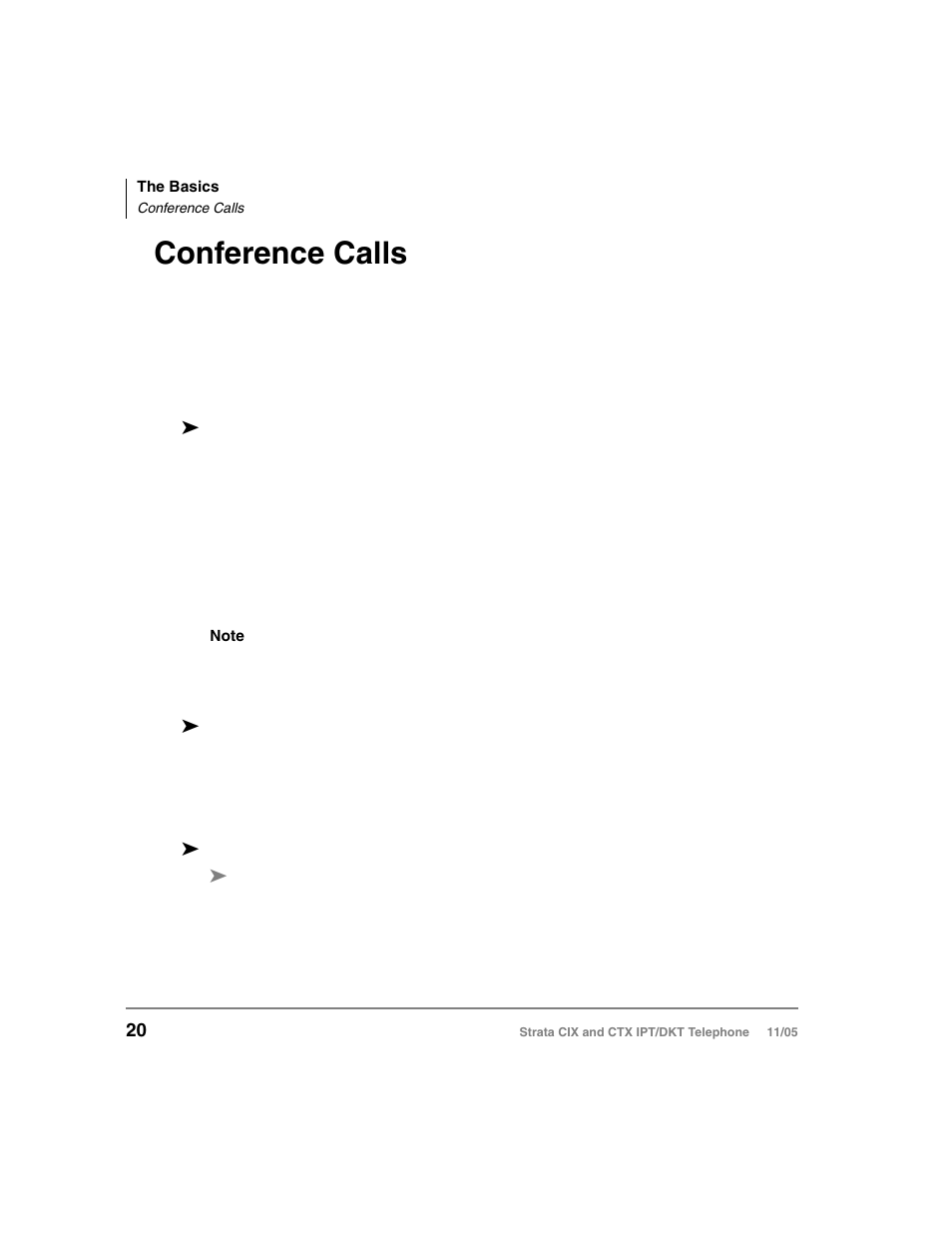Conference calls | Toshiba Strata DKT User Manual | Page 34 / 153