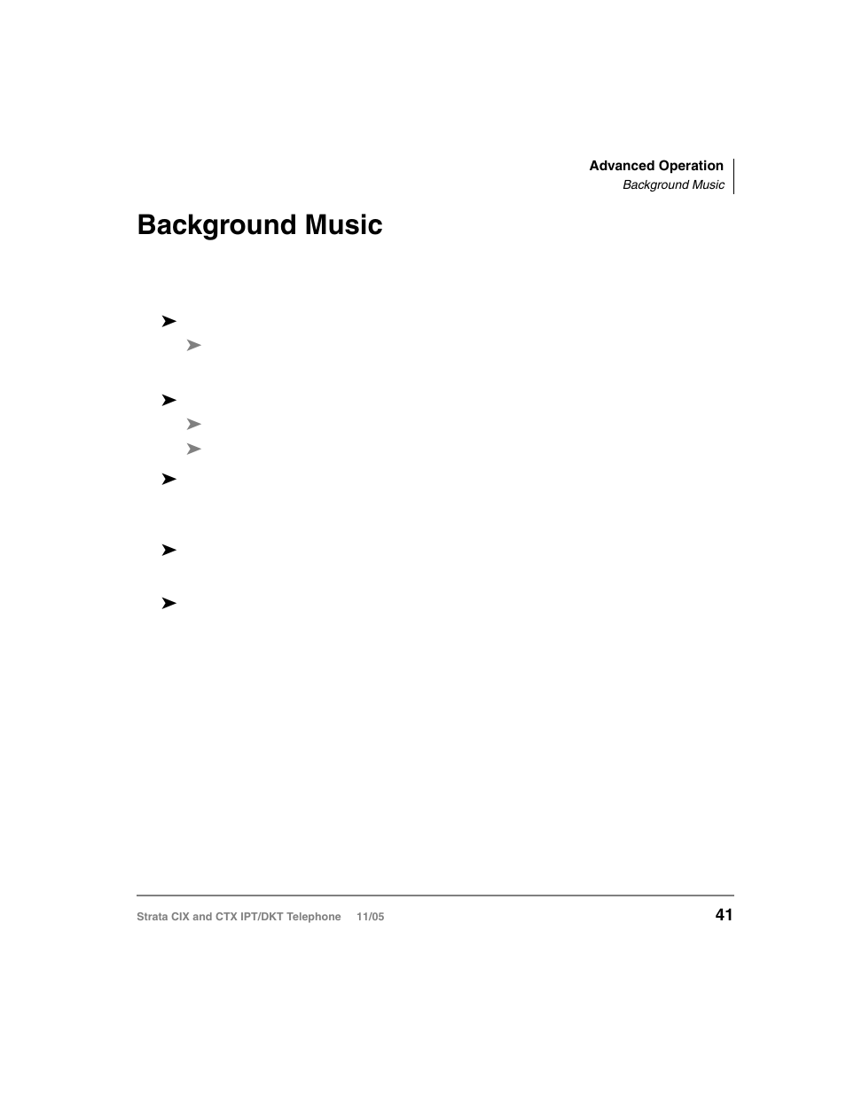 Background music | Toshiba Strata DKT User Manual | Page 55 / 153
