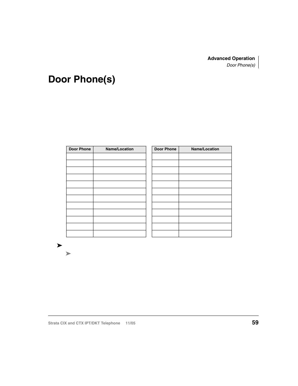 Door phone(s) | Toshiba Strata DKT User Manual | Page 73 / 153