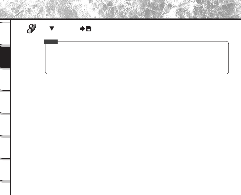 Use to select [ ] and press enter | Toshiba PDR-M81 User Manual | Page 78 / 142