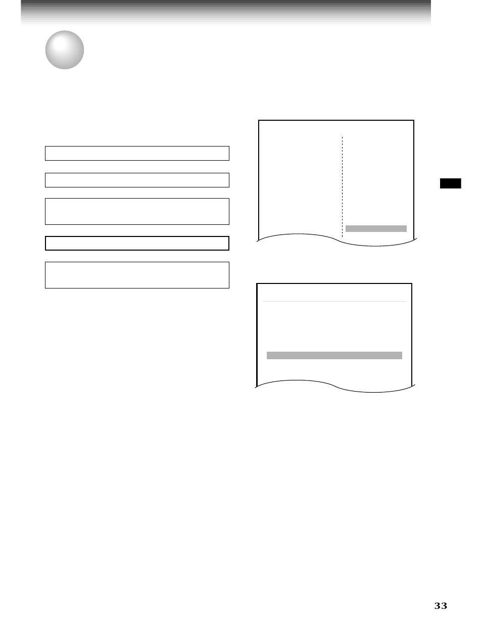 Vcr plus+ c3 system set up, Vcr plus+ c, System set-up | System set-up ↓ vcr plus+ c, System recording (page 35) | Toshiba W-808 User Manual | Page 33 / 52