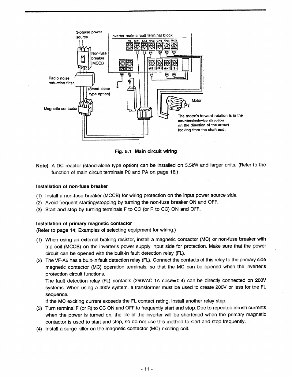 Toshiba Tosvert VF-A5 User Manual | Page 17 / 149