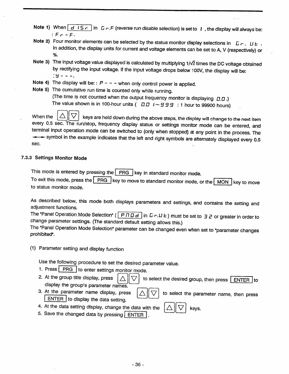 Toshiba Tosvert VF-A5 User Manual | Page 42 / 149