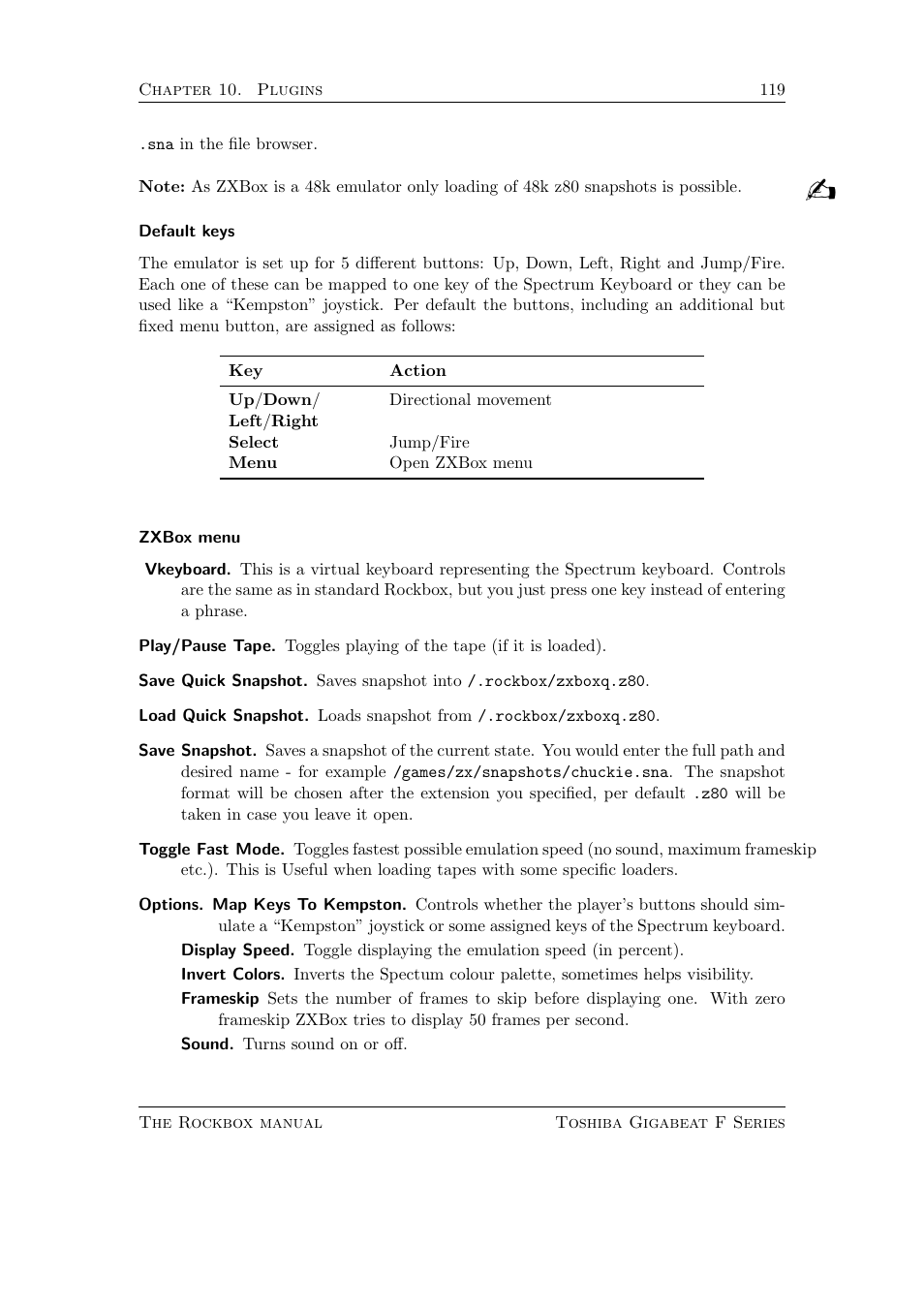 Toshiba Rockbox F Series User Manual | Page 119 / 177